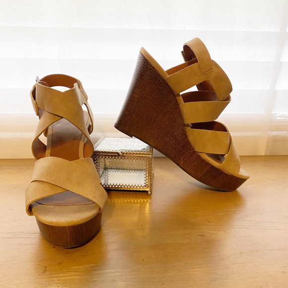 BNWOT Indigo Rd Strappy Wedges - Picture 4 of 4